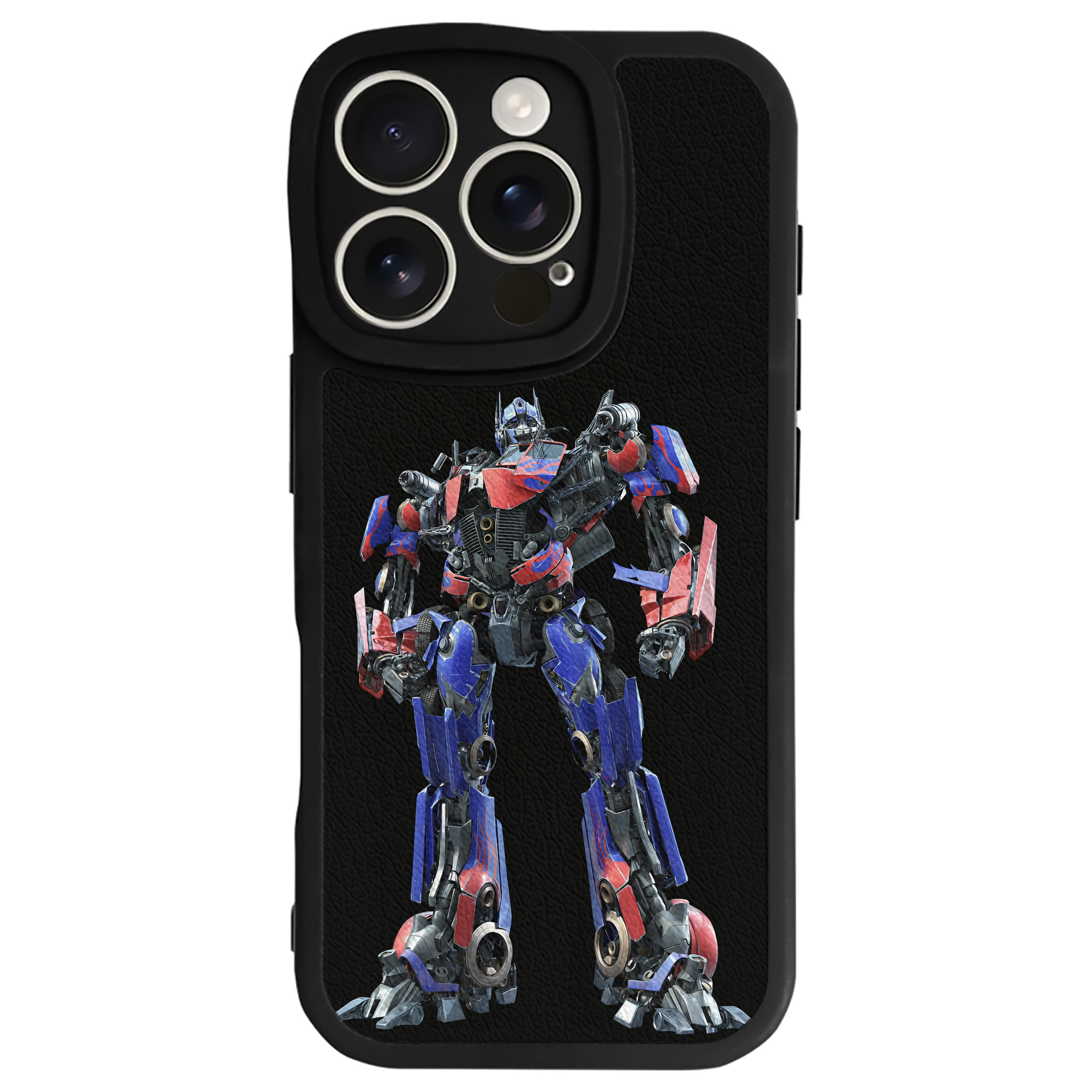 （画像用） Transformers トランスフォーマー 【iPhone 16シリーズ対応】シリコンスマホケース（レザー調） 材質：シリコン